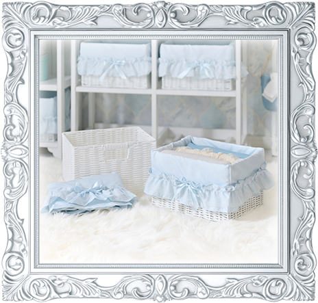 サテンリボンにドット