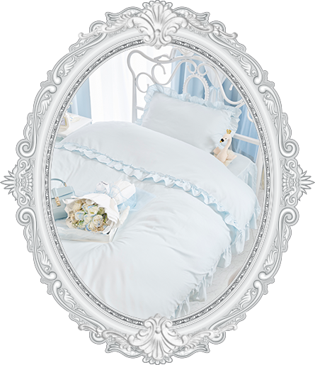 フリル布団カバー3点セット