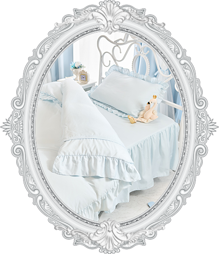 フリル布団カバー3点セット