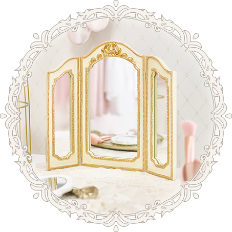 ベルサイユドレッサーミラー