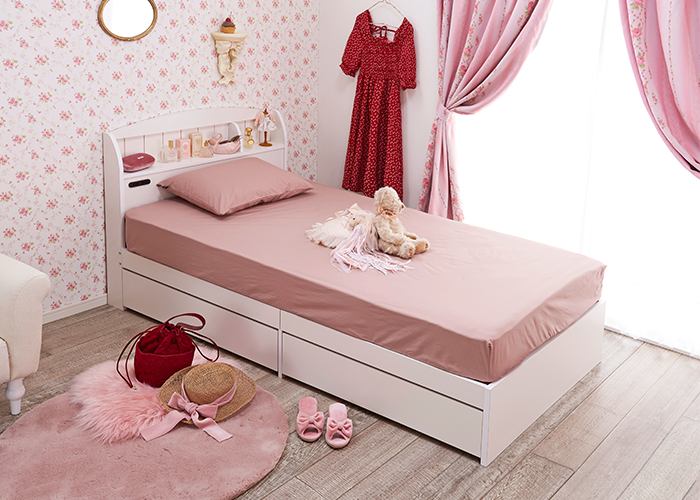超激得お得寝室のベッドの端に少女心の可愛い部屋のマット160*200cm7 クリスマス