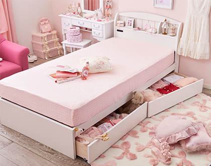 ベッド ベッドフレーム ベッドマットレスの通販 ロマプリ ロマンティックプリンセス